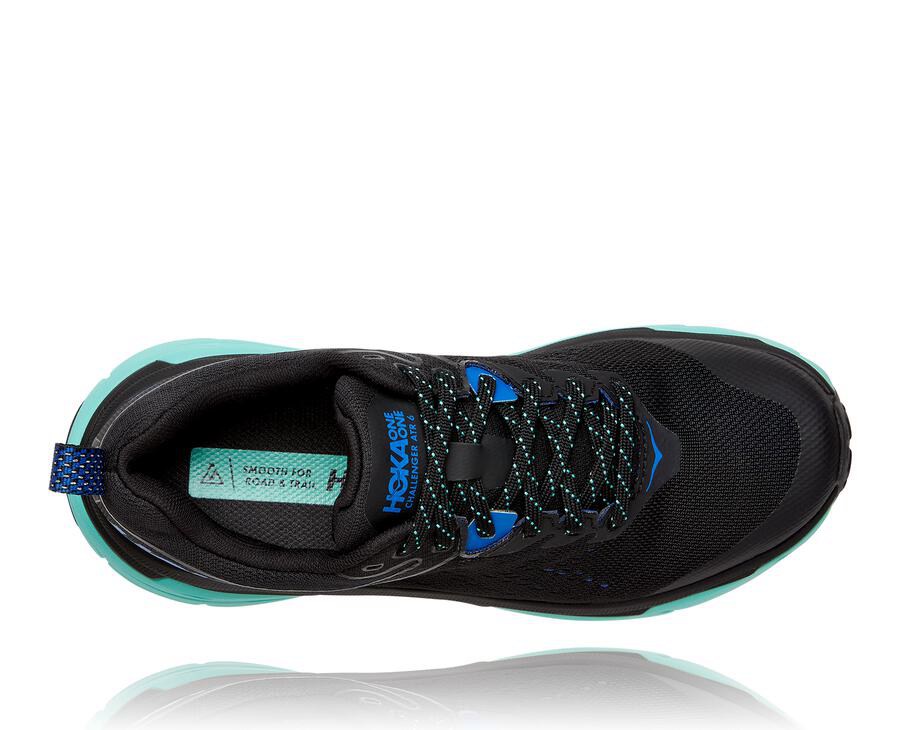 Tenis Trail Hoka One One Feminino Pretas - Challenger Atr 6 Gore-Tex - 514-GKWHLB